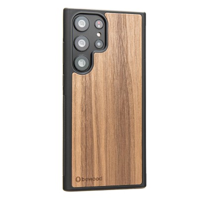 Obrazek 2 dla: Drewniane Etui Bewood na Samsung Galaxy S23 Ultra ORZECH AMERYKAŃSKI