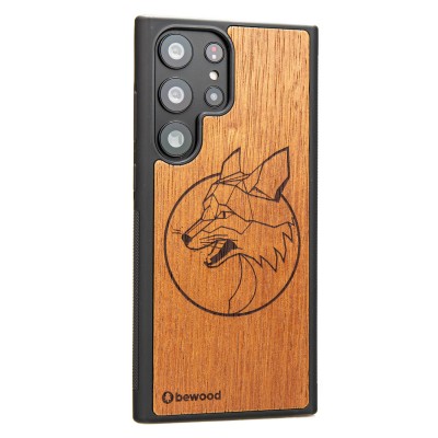 Obrazek 2 dla: Drewniane Etui Bewood na Samsung Galaxy S23 Ultra LIS MERBAU