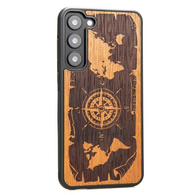 Picture 2 for: Samsung Galaxy S23 Plus Compass Merbau Bewood Wood Case