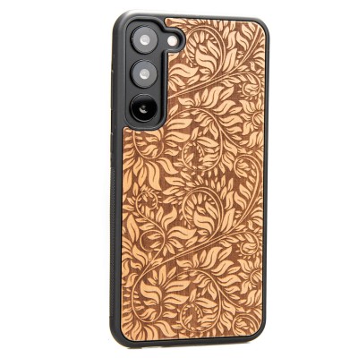 Obrazek 2 dla: Drewniane Etui Bewood na Samsung Galaxy S23 Plus LIŚCIE JABŁOŃ