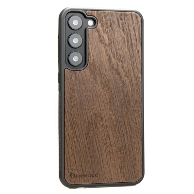 Obrazek 2 dla: Drewniane Etui Bewood na Samsung Galaxy S23 Plus DĄB WĘDZONY