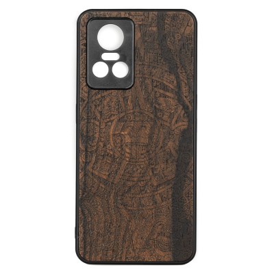 Picture for: Realme GT Neo 3 Aztec Calendar Ziricote Bewood Wood Case