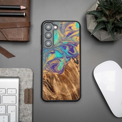 Picture 2 for: Bewood Resin Case  Samsung Galaxy S23 Plus  Planets  Mercury