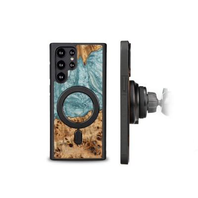 Obrazek 2 dla: Etui Bewood Unique na Samsung Galaxy S22 Ultra  Planets  Uran