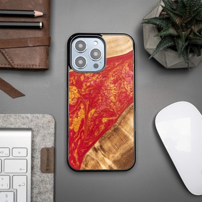 Obrazek 2 dla: Etui Bewood Unique na iPhone 14 Pro Max  Neons  Paris