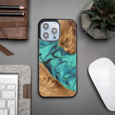 Obrazek 2 dla: Etui Bewood Unique na iPhone 14 Pro Max  Turquoise