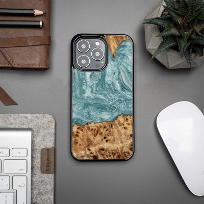 Obrazek 2 dla: Etui Bewood Unique na iPhone 13 Pro Planets Uran