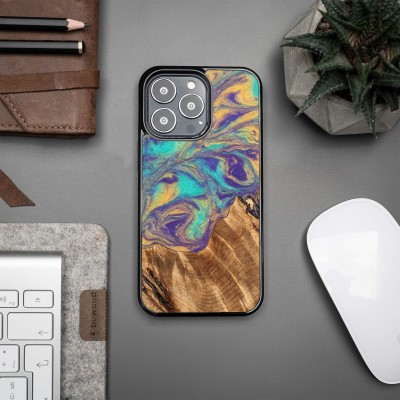 Obrazek 2 dla: Etui Bewood Unique na iPhone 13 Pro  Planets  Merkury