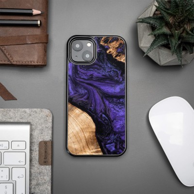 Obrazek 2 dla: Etui Bewood Unique na iPhone 13  Violet
