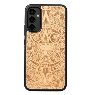 Picture for: Samsung Galaxy A34 5G Aztec Calendar Anigre Bewood Wood Case