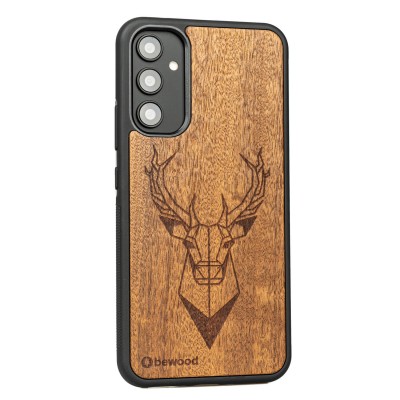 Obrazek 2 dla: Drewniane Etui Bewood na Samsung Galaxy A34 5G JELEŃ IMBUIA
