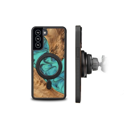 Picture 2 for: Bewood Resin Case  Samsung Galaxy S21  Turquoise