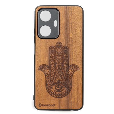 Obrazek dla: Drewniane Etui Bewood Realme C55 HAMSA IMBUIA