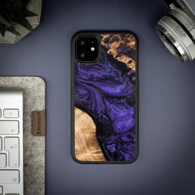 Obrazek 2 dla: Etui Bewood Unique na iPhone 11  Violet