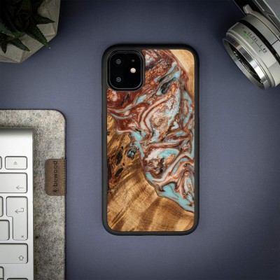 Obrazek 2 dla: Etui Bewood Unique na iPhone 11 Planets Jowisz
