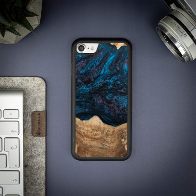 Obrazek 2 dla: Etui Bewood Unique na iPhone 7/8  SE 2020 / 2022  Planets  Neptun