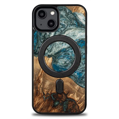 Obrazek dla: Etui Bewood Unique na iPhone 14  Planets  Ziemia z MagSafe