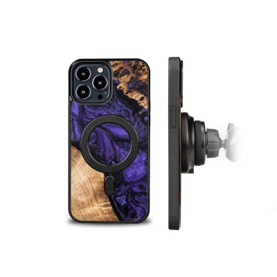 Obrazek 2 dla: Etui Bewood Unique na iPhone 13 Pro Max  Violet z MagSafe