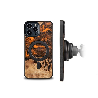 Obrazek 2 dla: Etui Bewood Unique na iPhone 13 Pro Max  Orange z MagSafe