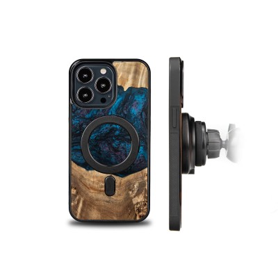 Picture 2 for: Bewood Resin Case  iPhone 13 Pro  Planets  Neptune  MagSafe