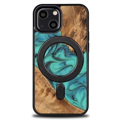 Picture for: Bewood Resin Case  iPhone 13 Mini  Turquoise  MagSafe