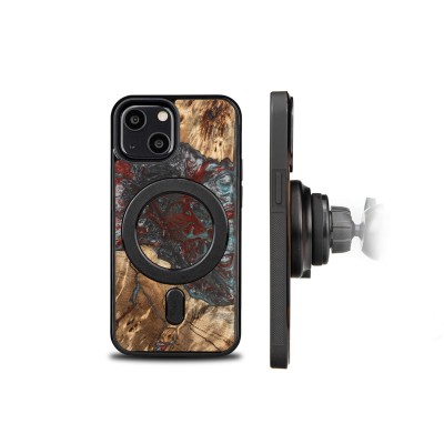 Picture 2 for: Bewood Resin Case  iPhone 13 Mini  Planets  Pluto  MagSafe