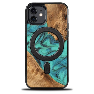 Obrazek dla: Etui Bewood Unique na iPhone 12 / 12 Pro  Turquoise z MagSafe