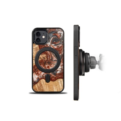 Obrazek 2 dla: Etui Bewood Unique na iPhone 12 / 12 Pro  Planets  Wenus z MagSafe