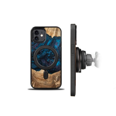Obrazek 2 dla: Etui Bewood Unique na iPhone 12 / 12 Pro  Planets  Neptun z MagSafe