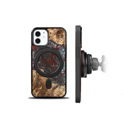 Obrazek 2 dla: Etui Bewood Unique na iPhone 12 Mini  Planets  Pluton z MagSafe