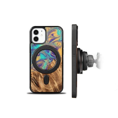 Obrazek 2 dla: Etui Bewood Unique na iPhone 12 Mini Planets Merkury z MagSafe