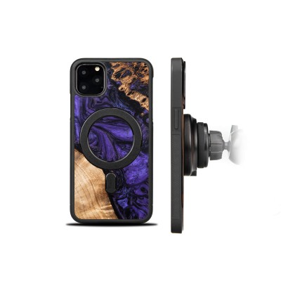 Obrazek 2 dla: Etui Bewood Unique na iPhone 11 Pro Max  Violet z MagSafe