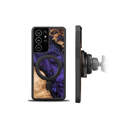 Obrazek 2 dla: Etui Bewood Unique na Samsung Galaxy S21 Ultra Violet