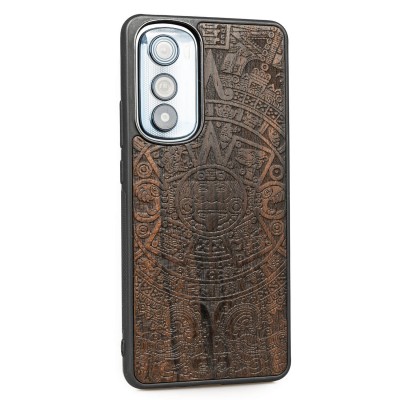 Picture 2 for: Motorola Edge 30 Aztec Calendar Ziricote Bewood Wood Case