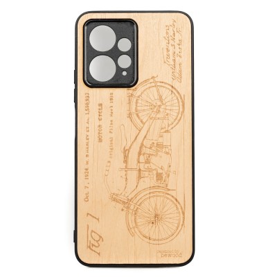 Obrazek dla: Drewniane Etui Bewood Redmi Note 12 4G HARLEY PATENT ANIEGRE