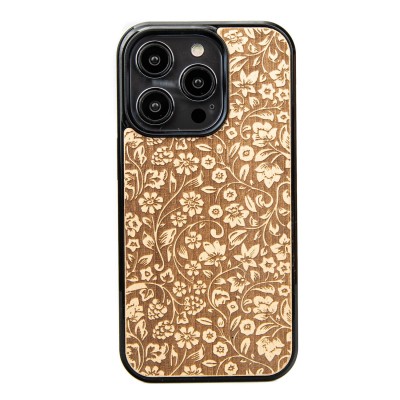 Obrazek dla: Drewniane Etui Bewood do iPhone 15 Pro KWIATY POLNE ANIEGRE