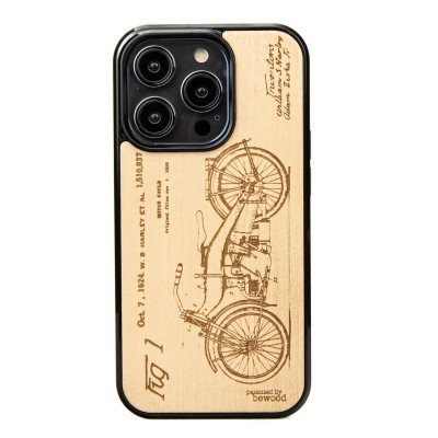 Picture for: Apple iPhone 15 Pro Harley Patent Anigre Bewood Wood Case