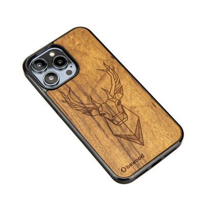 Obrazek 2 dla: Drewniane Etui Bewood do iPhone 15 Pro Max JELEŃ IMBUIA