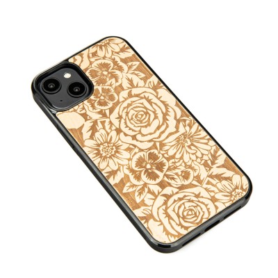 Picture 2 for: Apple iPhone 15 Plus Roses Anigre Bewood Wood Case