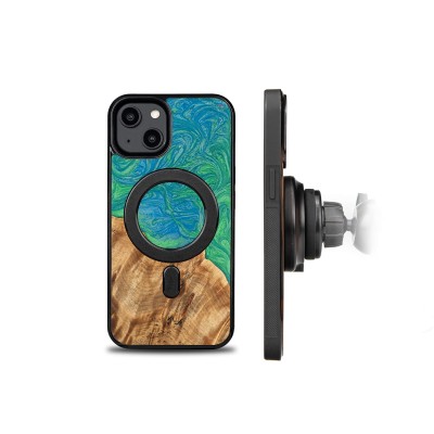 Obrazek 2 dla: Etui Bewood Unique do iPhone 15  Neons Tokyo z MagSafe