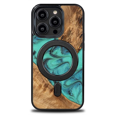 Obrazek dla: Etui Bewood Unique do iPhone 15 Pro  Turquoise z MagSafe