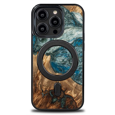 Obrazek dla: Etui Bewood Unique do iPhone 15 Pro  Planets  Ziemia z MagSafe