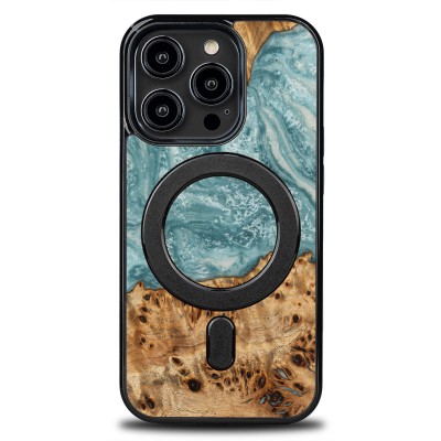 Obrazek dla: Etui Bewood Unique do iPhone 15 Pro  Planets  Uran z MagSafe
