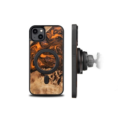 Obrazek 2 dla: Etui Bewood Unique do iPhone 15 Plus  Orange z MagSafe