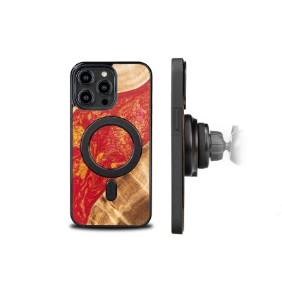 Obrazek 2 dla: Etui Bewood Unique do iPhone 15 Pro Max  Neons  Paris z MagSafe
