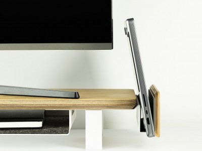 Obrazek dla: Uchwyt na laptop  Bewood Laptop Holder  White  Dąb