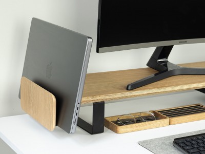 Obrazek dla: Uchwyt na laptop  Bewood Laptop Holder  Black  Dąb