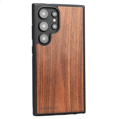 Obrazek 2 dla: Drewniane Etui Bewood na Samsung Galaxy S24 Ultra PALISANDER SANTOS