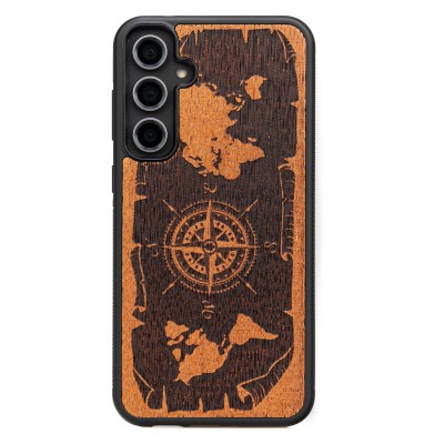 Picture for: Samsung Galaxy S23 FE Compass Merbau Bewood Wood Case