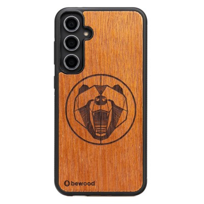 Picture for: Samsung Galaxy S23 FE Bear Merbau Bewood Wood Case